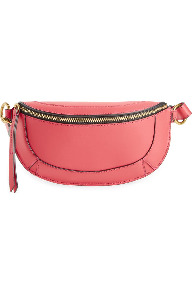 Isabel Marant Skana Leather Crossbody Bag, Main, color,