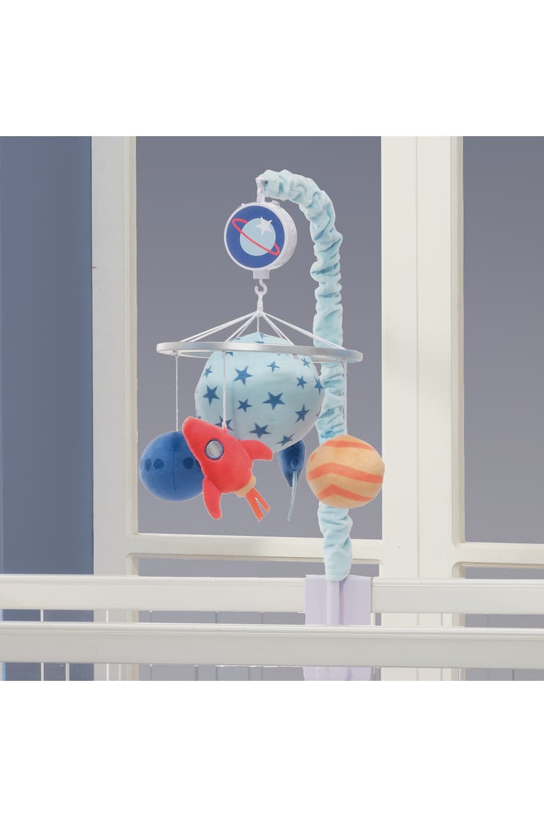 Space Galaxy Musical Baby Crib Mobile Soother Toy, Alternate, color, Blue