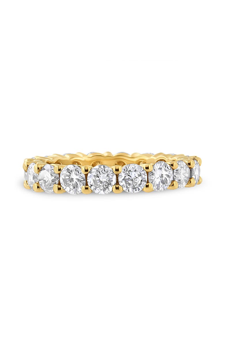 Haus of Brilliance 14K Yellow Gold 3.00 Cttw Shared Prong Set Round Cut Diamond Eternity Band, Alternate, color, Yellow