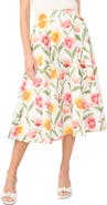 Ted Baker Ida Floral Cotton Skirt