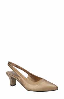 EASY STREET Dessa Slingback Pointed Toe Pump