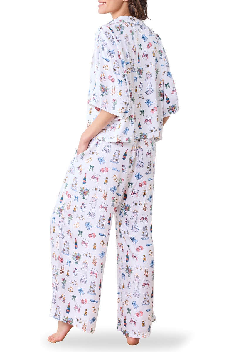 Printfresh Wildest Dreams Pajamas, Alternate, color, Coastal Cloud