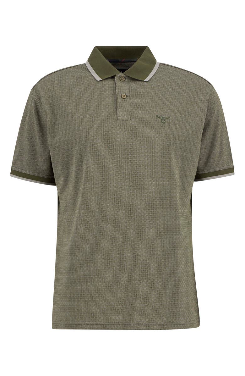 Barbour Weston Texture Polo, Alternate, color, Mid Olive