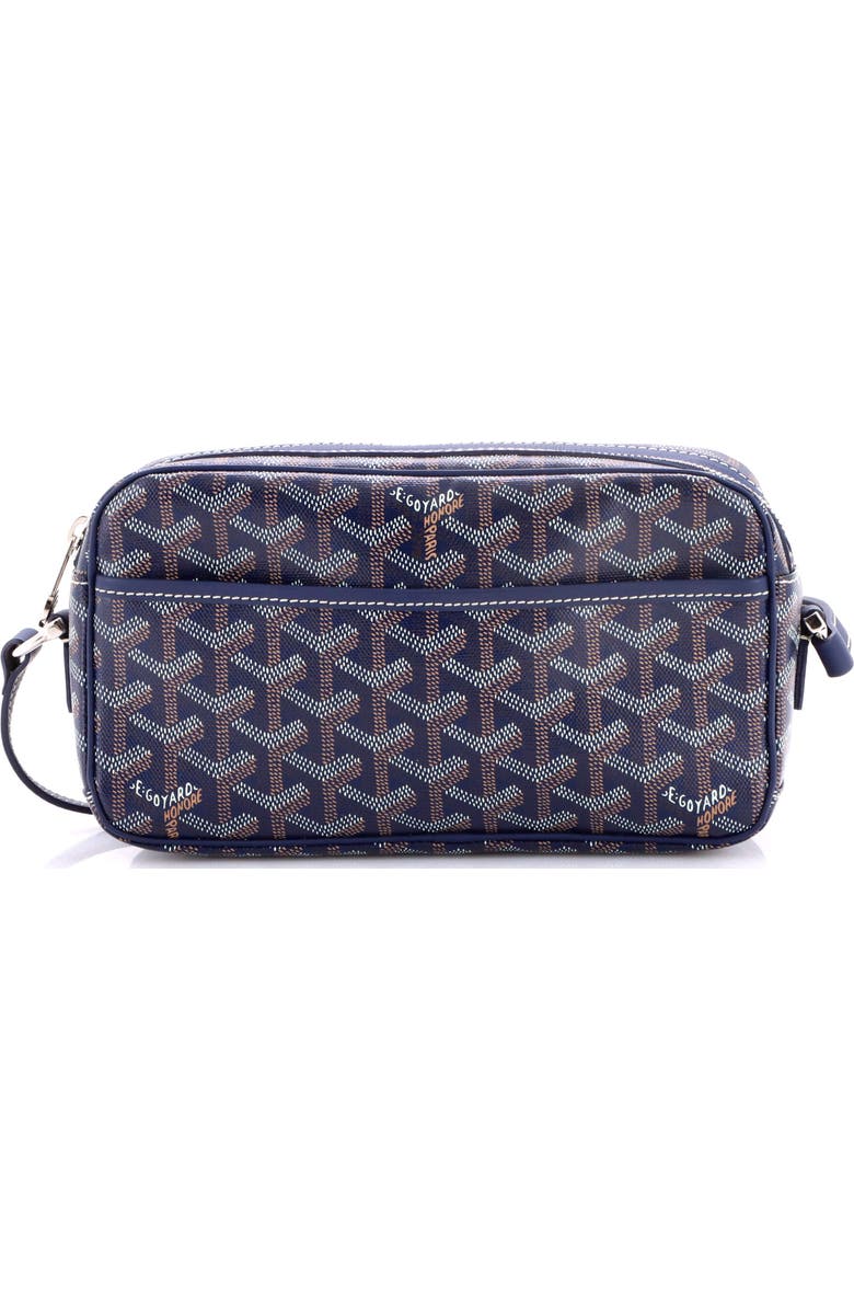 Pre-Owned Goyard Cap Vert Bag Coated Canvas, Main, color, Blue