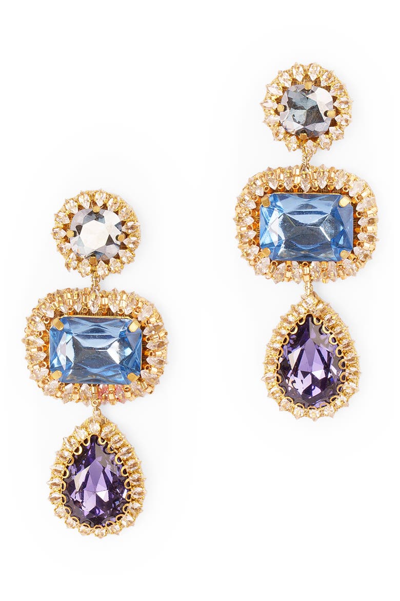 Sashi Drop Earrings, Main, color, BLUE