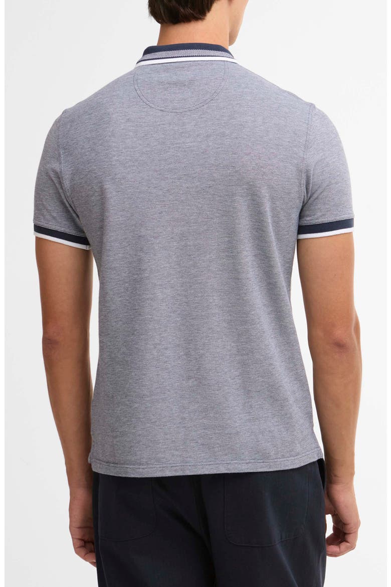 Castleford Tailored Fit Cotton Piqué Polo, Alternate, color, NAVY
