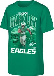 Outerstuff Youth Outerstuff Saquon Barkley Midnight Green Philadelphia Eagles Triple Pic T-Shirt