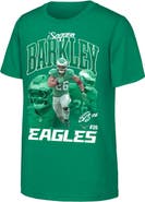 Outerstuff Youth Outerstuff Saquon Barkley Midnight Green Philadelphia Eagles Triple Pic T-Shirt