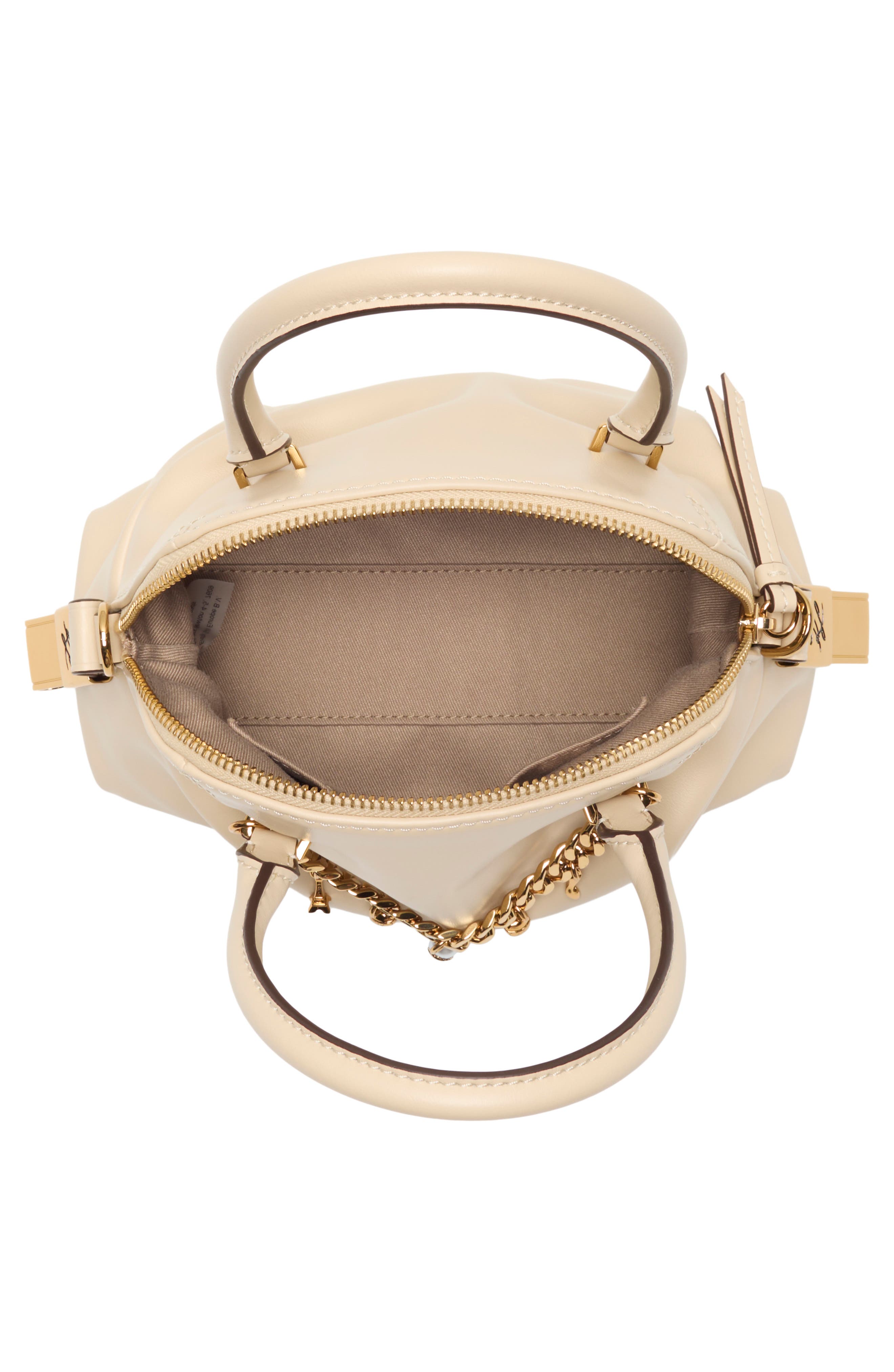 Charlaine Leather Satchel, Alternate, color, BRIE