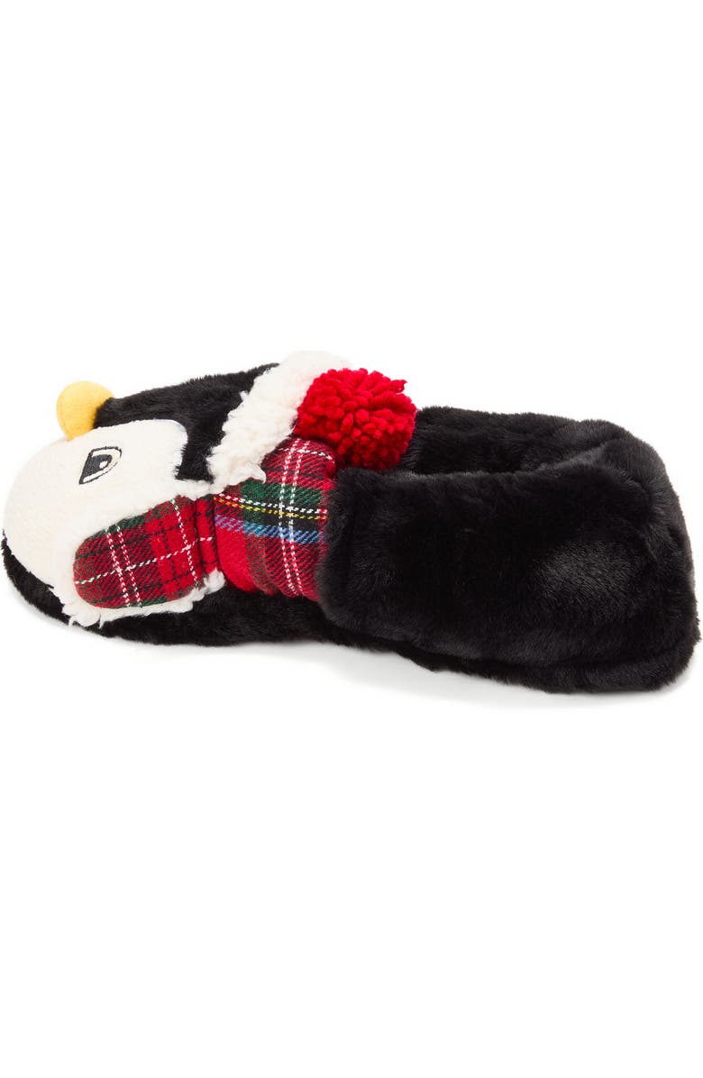 DEARFOAMS Animal Closed Back Slipper, Alternate, color, Black