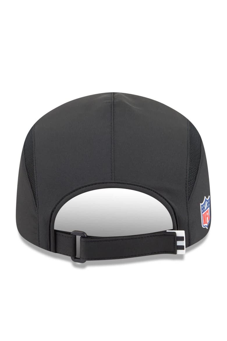 Men's New Era Black Las Vegas Raiders 2025 Sideline  Runner Adjustable Hat, Alternate, color, Black