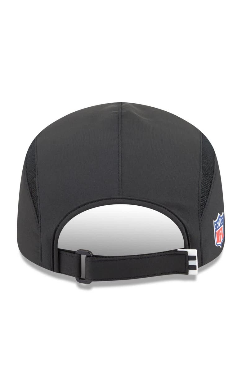 New Era Men's New Era Black Las Vegas Raiders 2025 Sideline Runner Adjustable Hat, Alternate, color, Black