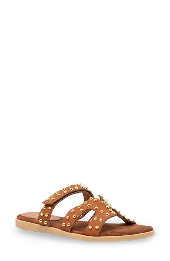 CHASE & CHLOE CHASE AND CHLOE KHARI STUDDED SLIDE SANDAL 
