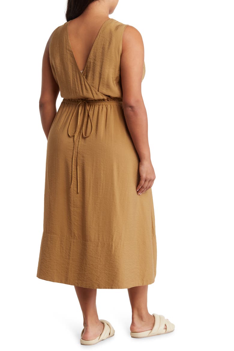 Sleeveless Dress, Alternate, color, MOSSWOOD