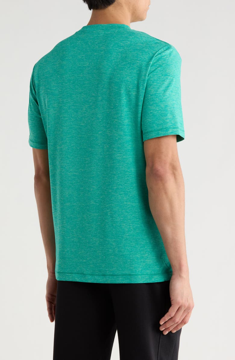 Bugatchi Crewneck Performance T-Shirt, Alternate, color, Menthol