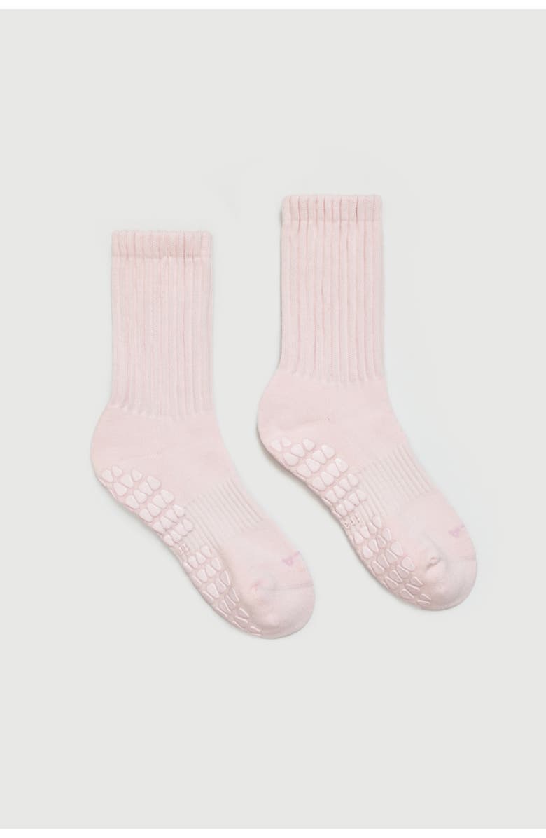 Fraise Primrose Slouch Grip Socks, Main, color, Primrose