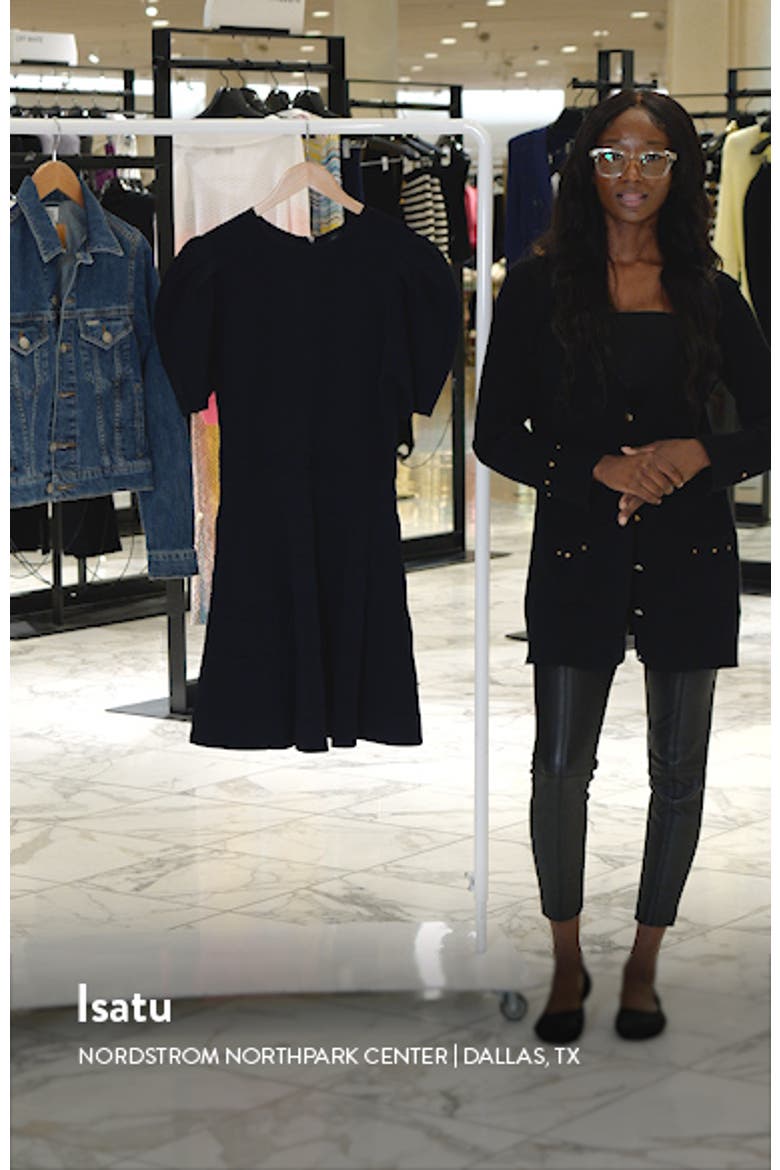 Velvey Puff Sleeve Dress video