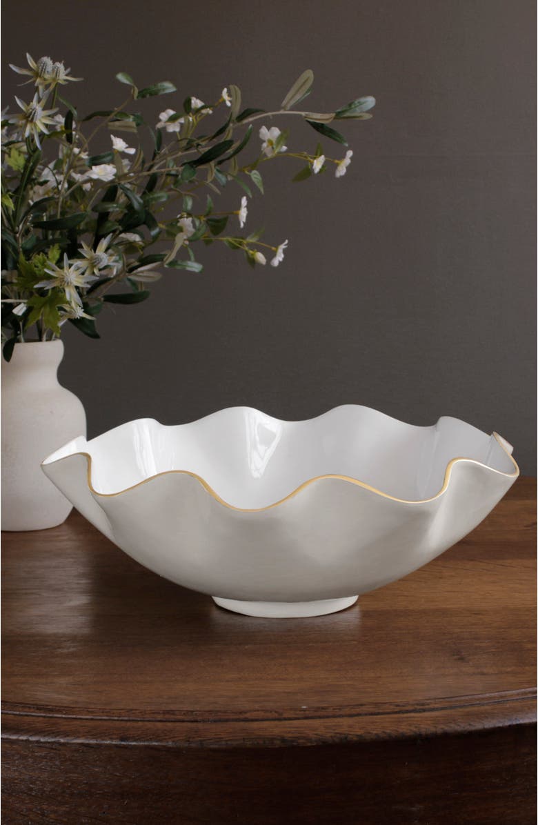 BEATRIZ BALL Collection ENCANTO Carola Extra Large Bowl, Alternate, color, Cream And White