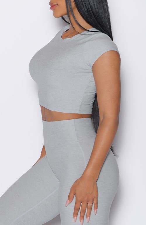 Bombshell Sporswear Fit Fam Active Tee In Gray