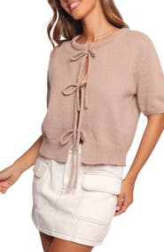 Petal & Pup Koskie Tie Front Knit Top