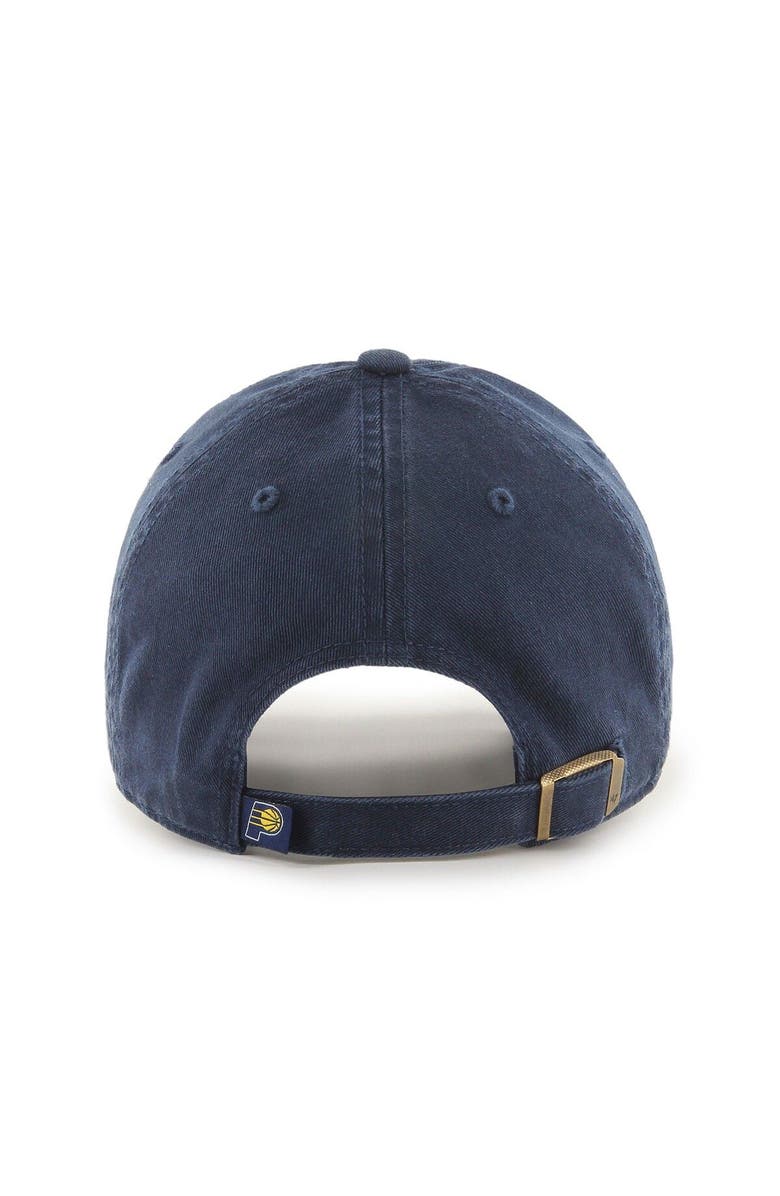 '47 Men's '47 Navy Indiana Pacers Team Logo Clean Up Adjustable Hat, Alternate, color, 