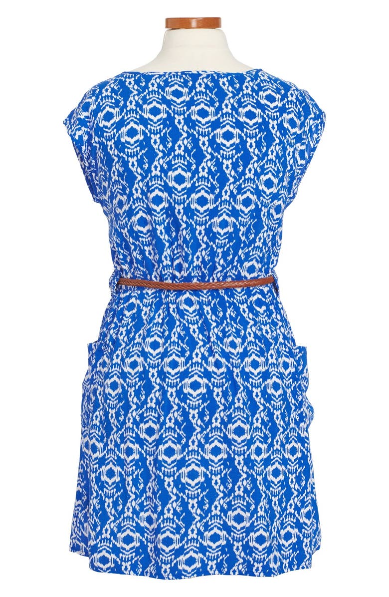 BeBop Be Bop Belted Sheath Dress, Alternate, color, 