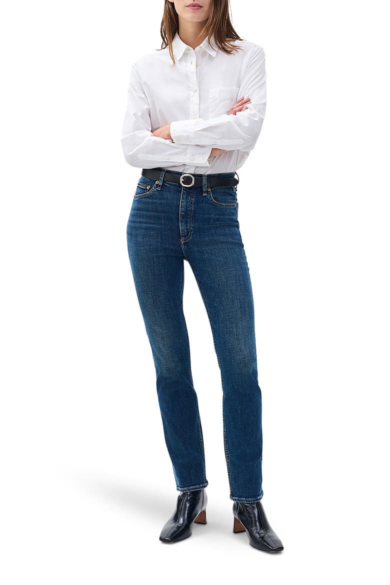 Flexi Wren High Waist Slim Jeans, Alternate, color, CARLTON