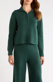 Marine Layer Chalet Quarter Zip Sweater