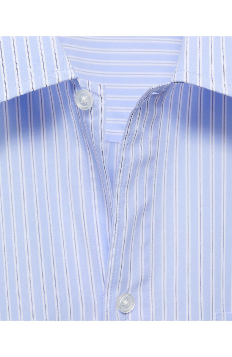 MANGO Regular Fit Stripe Button-Up Shirt, Alternate, color, 