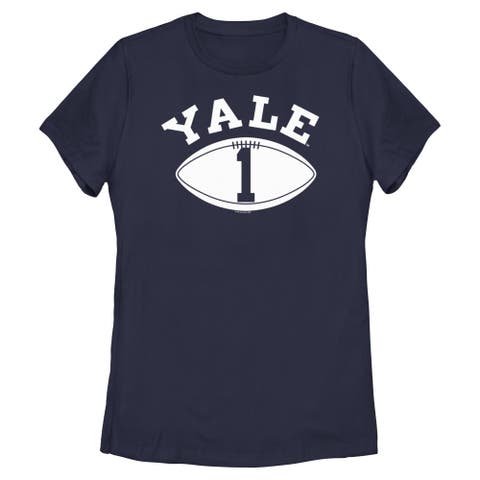 Women's Yale University Football Number One  Graphic T-Shirt