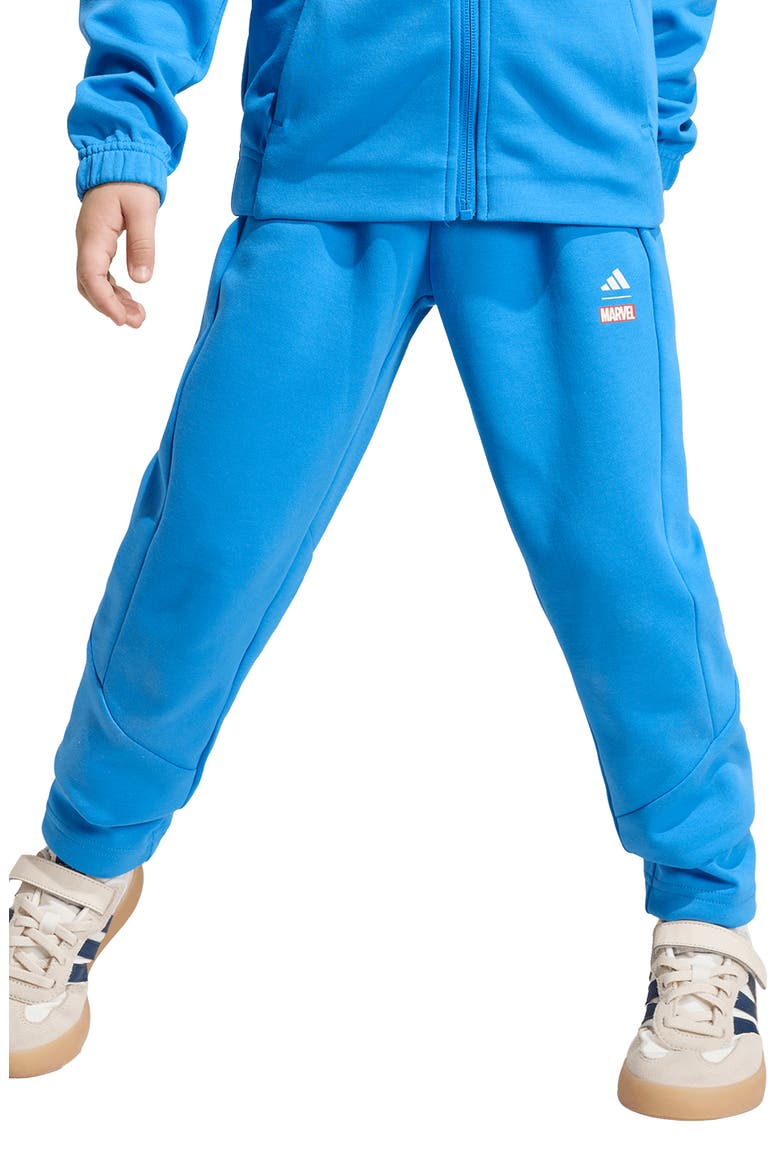 x Kids' Marvel Avengers Track Jacket & Pants Set, Alternate, color, RAY BLUE/ OFF WHITE