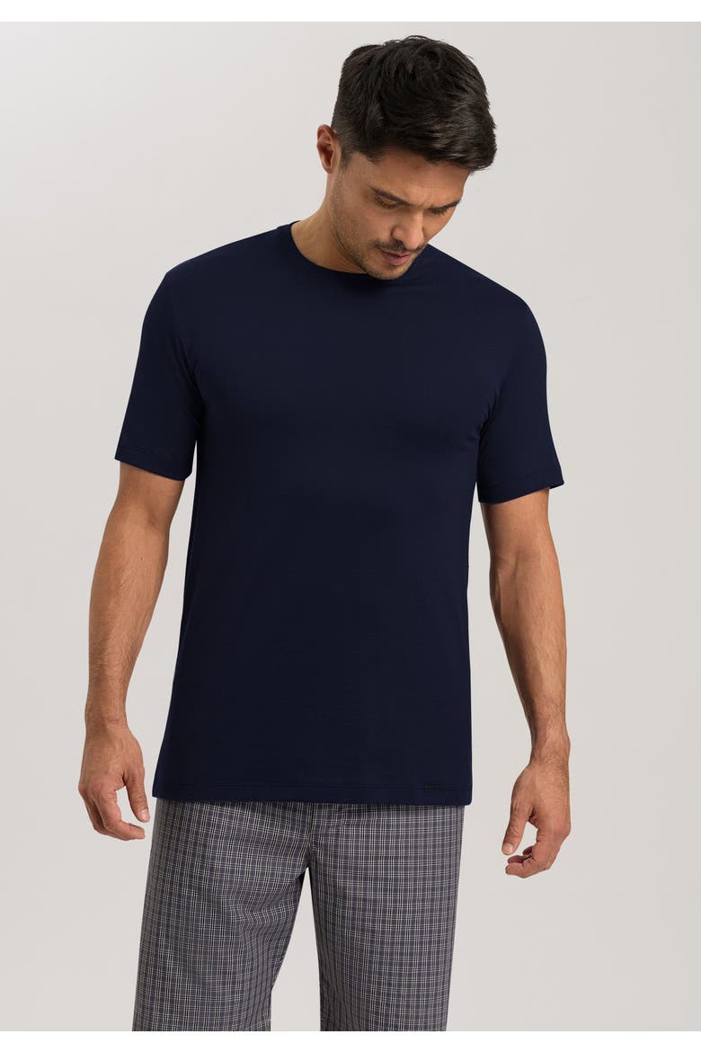 Night and Day Cotton Crew Neck T-Shirt, Alternate, color, Black Iris