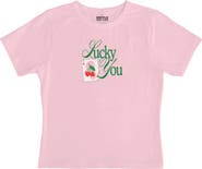 Ripple Junction Lucky You Card Graphic Baby Tee