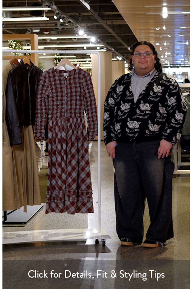Posey Cardi Long Sleeve Organic Cotton Midi Dress video