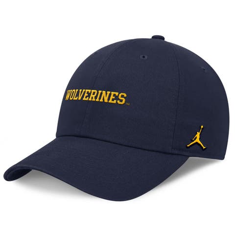 Men's Jordan Brand Navy Michigan Wolverines Club Tri-Glide Adjustable Hat