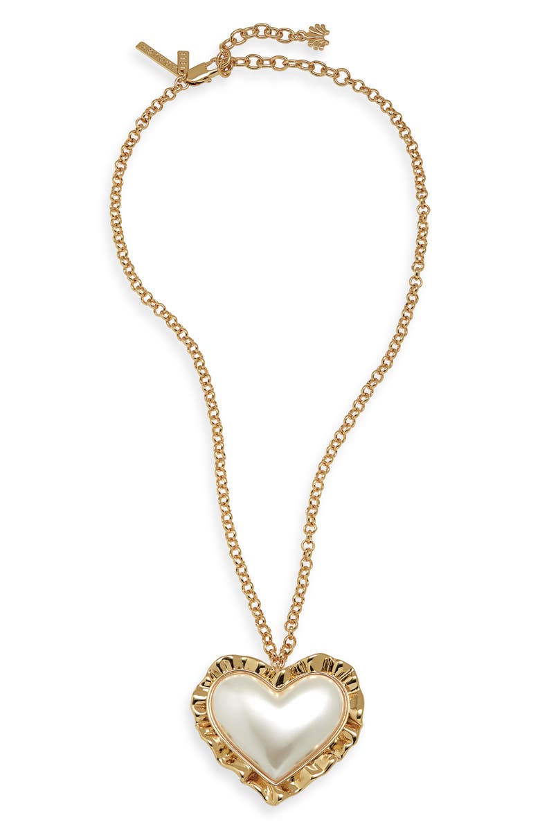 Lele Sadoughi Sweetheart Pendant Necklace, Main, color, 