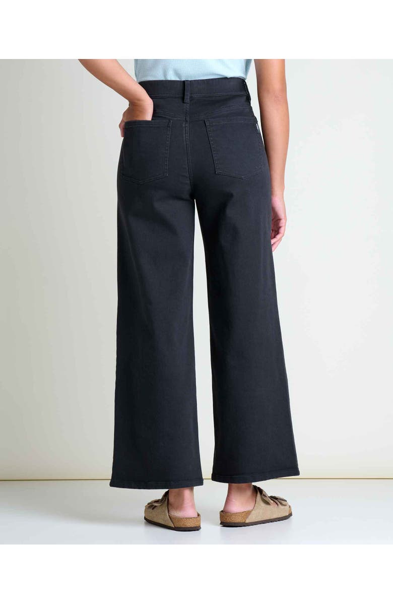 Toad & Co Balsam Wide Leg Pant, Alternate, color, Washed Black