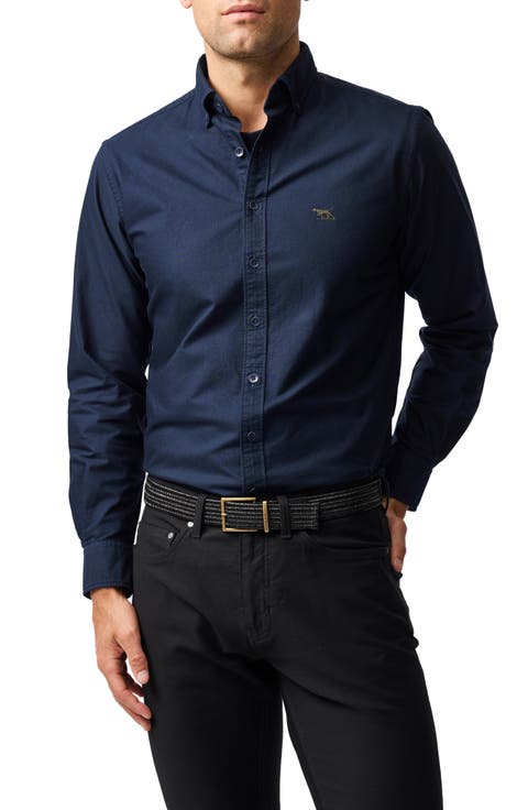 North Island Solid Button-Down Shirt