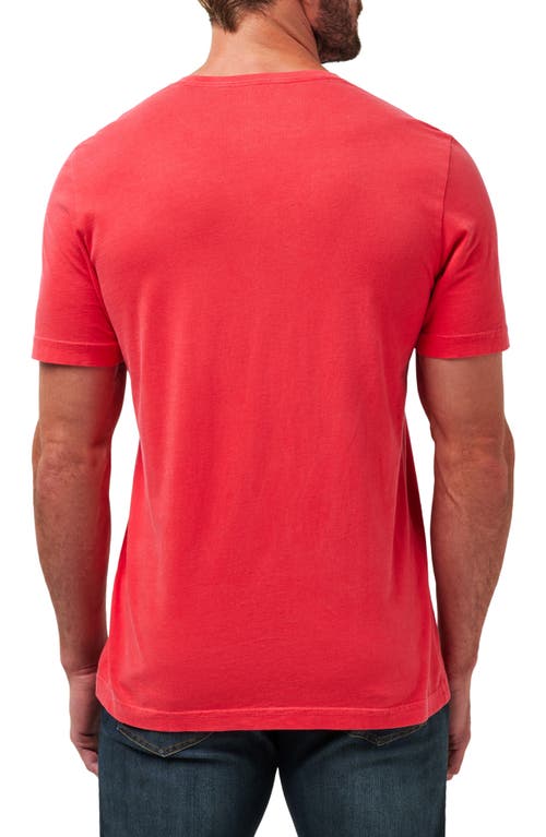Travismathew Local Favorite Patch Pocket Graphic T-shirt In Red