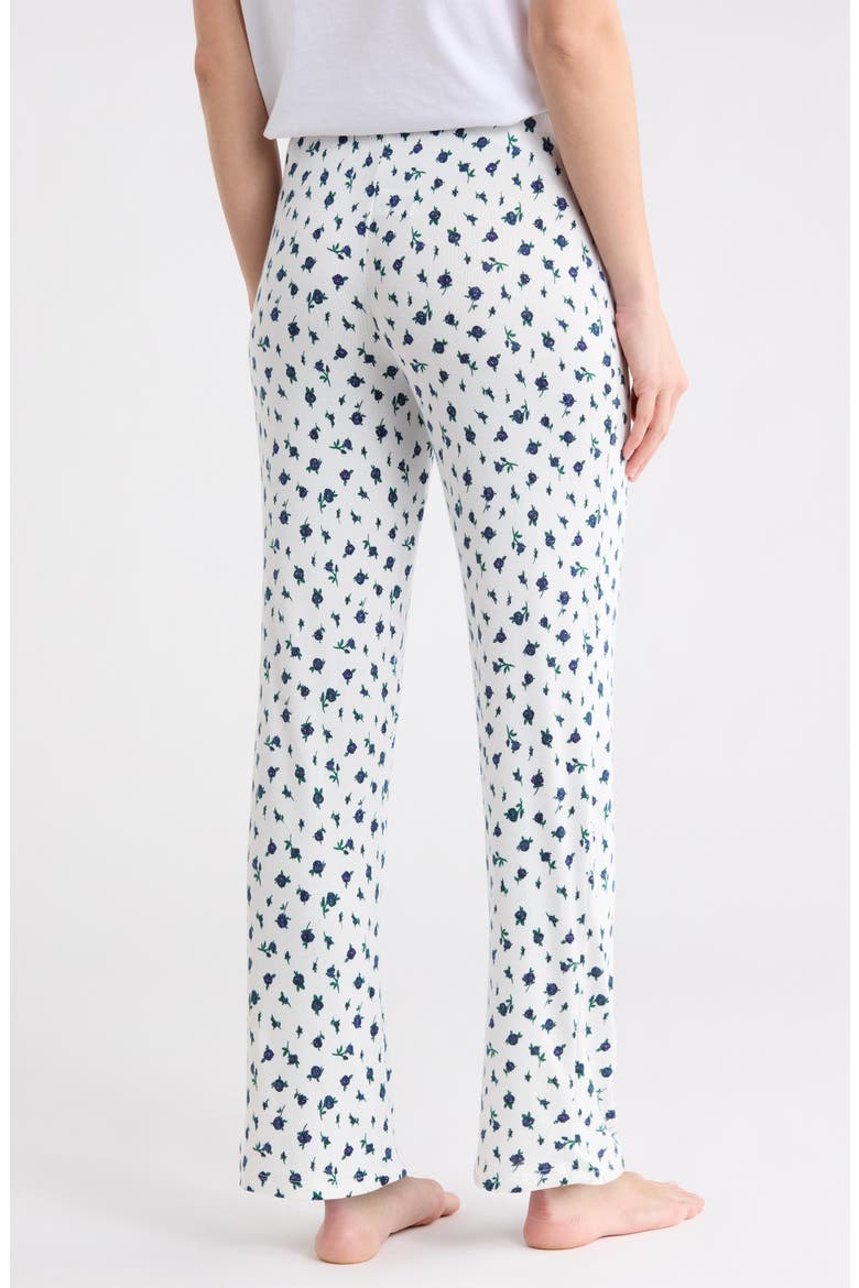 Print Pajamas Pants, Alternate, color, WATERCOLOR ROSE
