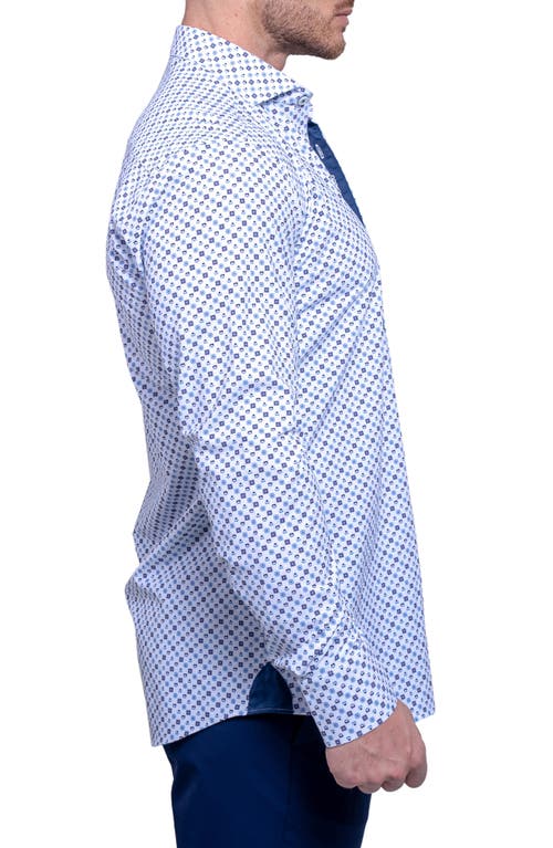 Maceoo Einstein Resistance Contemporary Fit Stretch Button-up Shirt