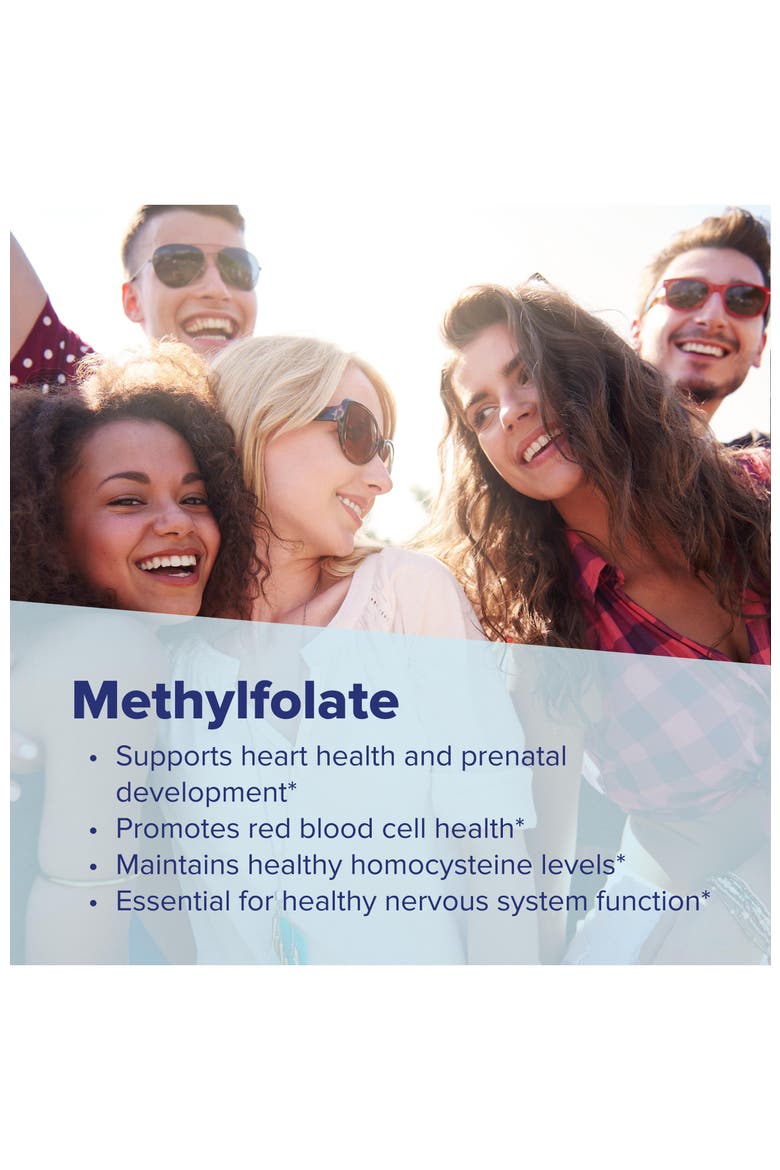 Methyl Folate Sublingual Dissolving Tablets, Alternate, color, White