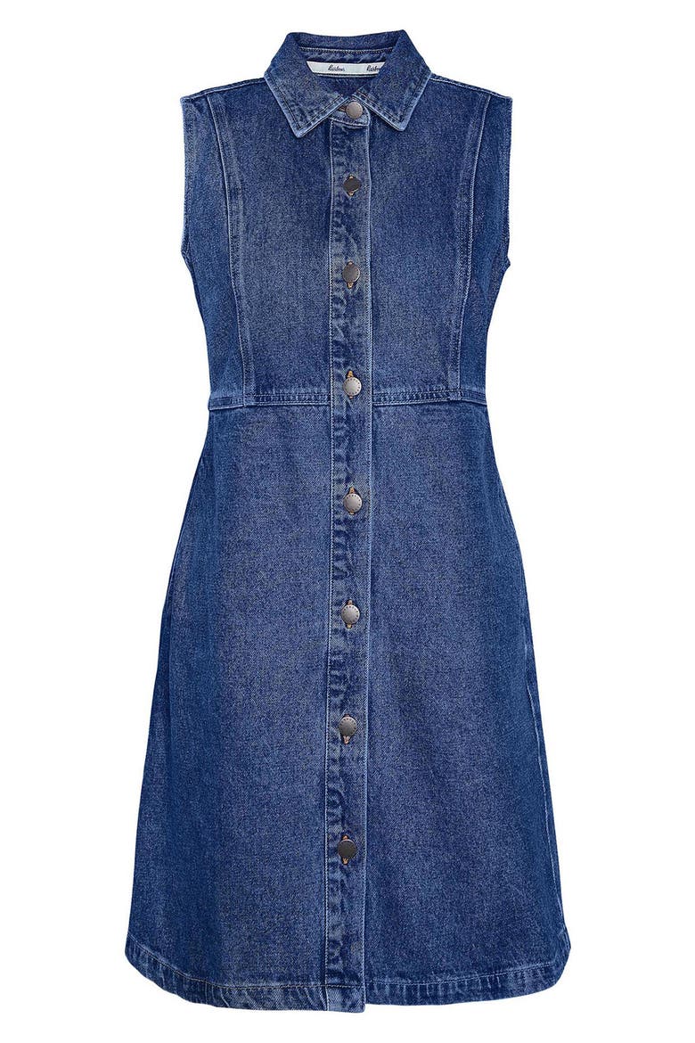 Molly Sleeveless Denim Dress, Alternate, color, AUTHENTIC