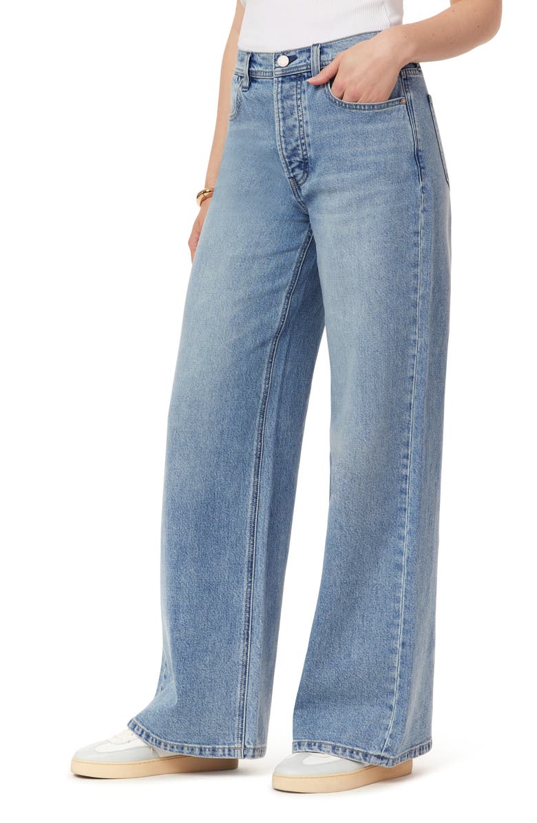 Scotch & Soda The Wave High Waist Wide Leg Jeans, Alternate, color, Williamsburg