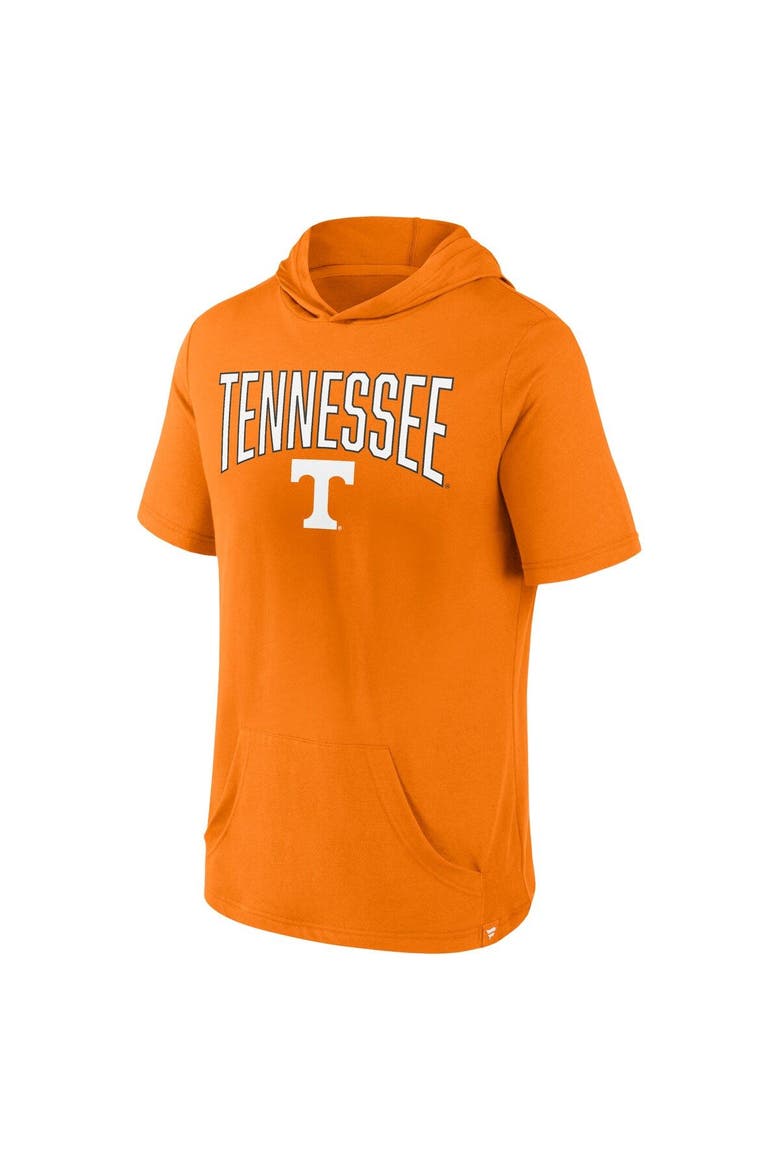Men's Fanatics Branded Tennessee Orange Tennessee Volunteers Outline Lower Arch Hoodie T-Shirt, Alternate, color, Tennessee Orange