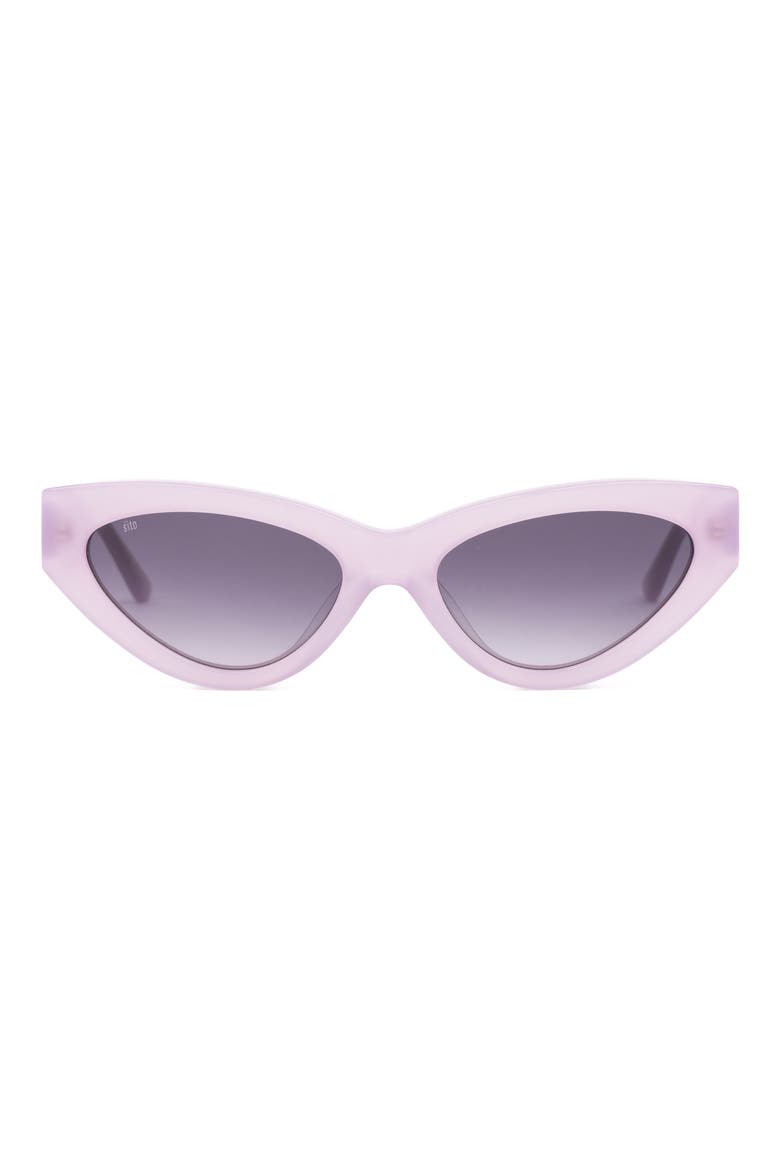 Dirty Epic 55mm Gradient Cat Eye Sunglasses, Main, color, PURPLE