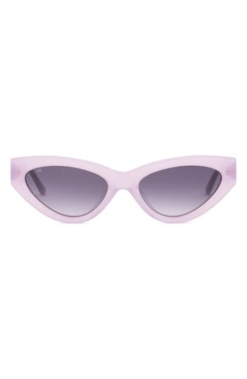 Sito Shades Dirty Epic 55mm Gradient Cat Eye Sunglasses In Purple