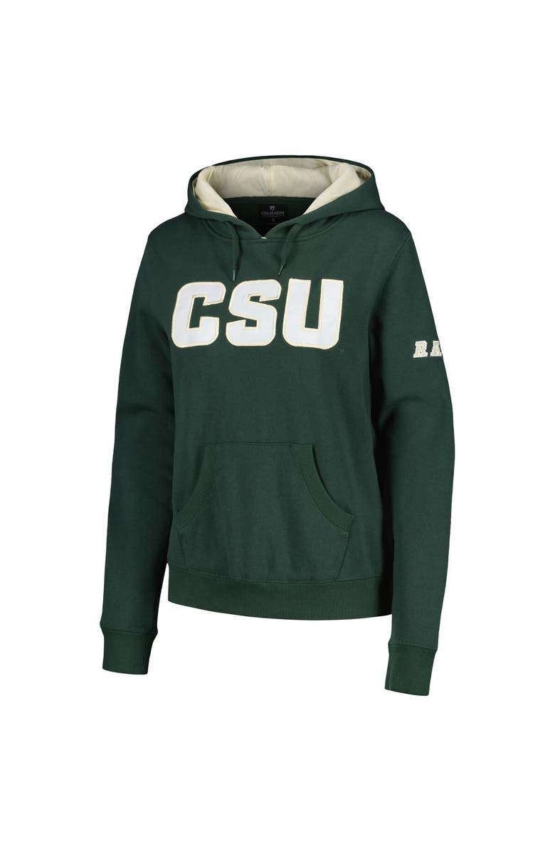 STADIUM ATHLETIC Women's Stadium Athletic Green Colorado State Rams Big Logo Pullover Hoodie, Alternate, color, Green