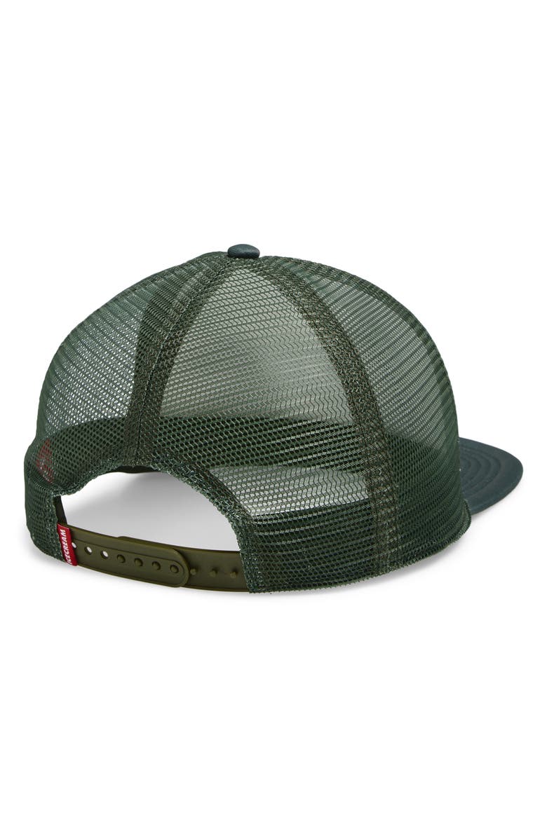 ICECREAM Running Dog Trucker Hat, Alternate, color, Bronze Green