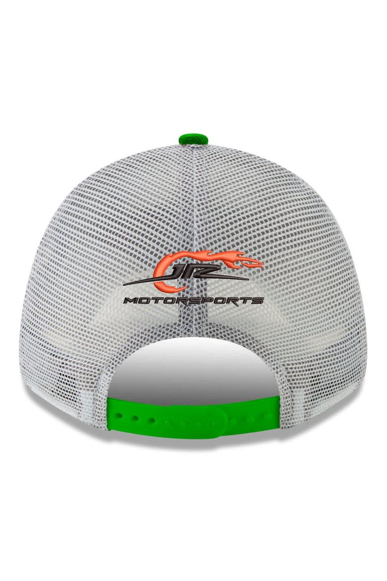 Men's New Era  Green/White Dale Earnhardt Jr. Sun Drop 9FORTY Trucker Adjustable Hat, Alternate, color, Green